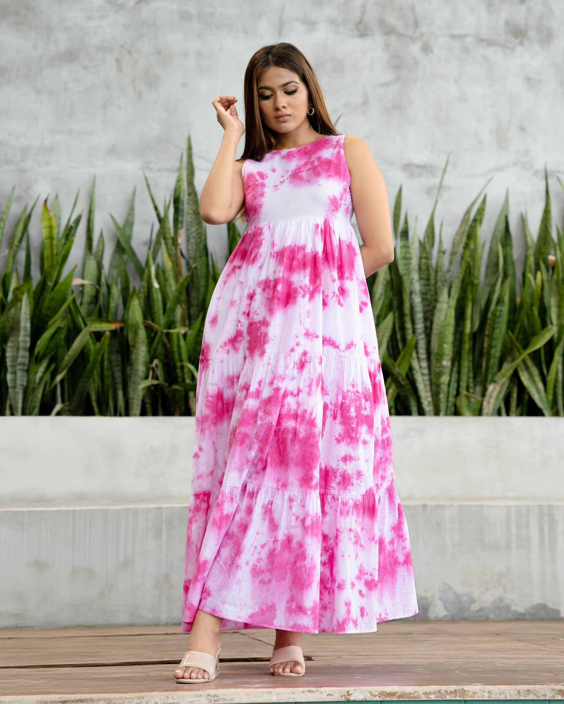 Tie-Dye Maxi Dress - Yarn & Darn